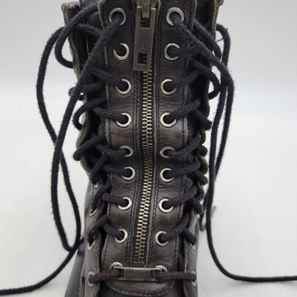 【現状渡し品】【メンズ】 LOUIS VUITTON ルイ・ヴィトン FIREMAN BOOTS ファイヤーマンブーツ 靴 179-260801-as-07-izu サイズ：7 1/2 カラー：ブラック 万代Net店