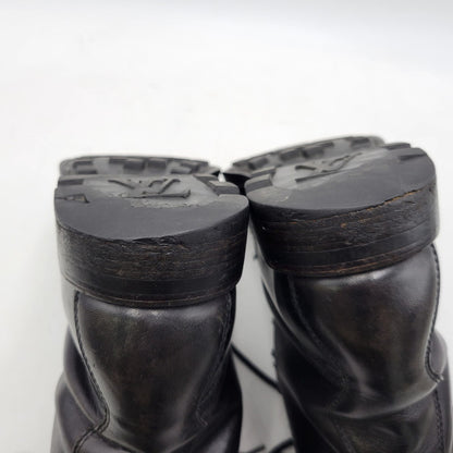 【現状渡し品】【メンズ】 LOUIS VUITTON ルイ・ヴィトン FIREMAN BOOTS ファイヤーマンブーツ 靴 179-260801-as-07-izu サイズ：7 1/2 カラー：ブラック 万代Net店