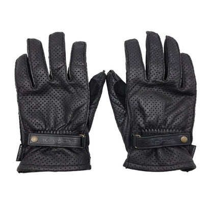 【中古品】【メンズ/レディース】 KADOYA カドヤ パンチングメッシュレザーグローブ 手袋 208-260803-as-34-izu サイズ：L カラー：ブラック 万代Net店