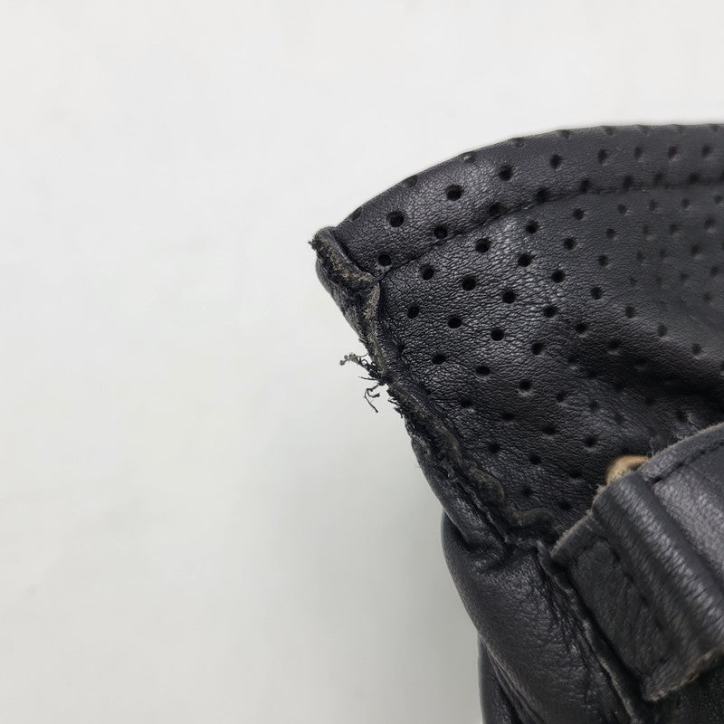 【中古品】【メンズ/レディース】 KADOYA カドヤ パンチングメッシュレザーグローブ 手袋 208-260803-as-34-izu サイズ：L カラー：ブラック 万代Net店
