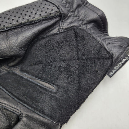 【中古品】【メンズ/レディース】 KADOYA カドヤ パンチングメッシュレザーグローブ 手袋 208-260803-as-34-izu サイズ：L カラー：ブラック 万代Net店