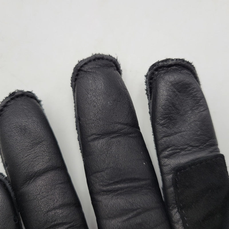 【中古品】【メンズ/レディース】 KADOYA カドヤ パンチングメッシュレザーグローブ 手袋 208-260803-as-34-izu サイズ：L カラー：ブラック 万代Net店