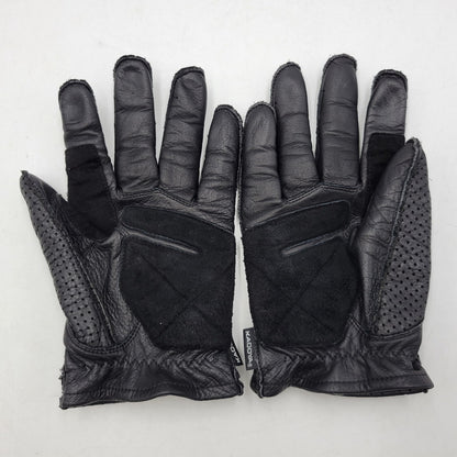【中古品】【メンズ/レディース】 KADOYA カドヤ パンチングメッシュレザーグローブ 手袋 208-260803-as-34-izu サイズ：L カラー：ブラック 万代Net店