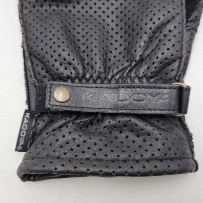 【中古品】【メンズ/レディース】 KADOYA カドヤ パンチングメッシュレザーグローブ 手袋 208-260803-as-34-izu サイズ：L カラー：ブラック 万代Net店