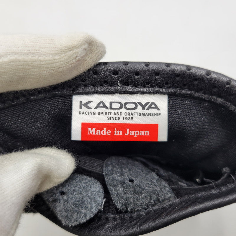 【中古品】【メンズ/レディース】 KADOYA カドヤ パンチングメッシュレザーグローブ 手袋 208-260803-as-34-izu サイズ：L カラー：ブラック 万代Net店