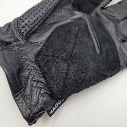 【中古品】【メンズ/レディース】 KADOYA カドヤ パンチングメッシュレザーグローブ 手袋 208-260803-as-34-izu サイズ：L カラー：ブラック 万代Net店