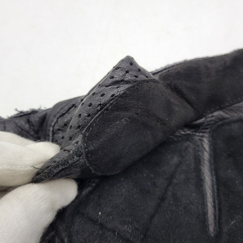 【中古品】【メンズ/レディース】 KADOYA カドヤ パンチングメッシュレザーグローブ 手袋 208-260803-as-34-izu サイズ：L カラー：ブラック 万代Net店