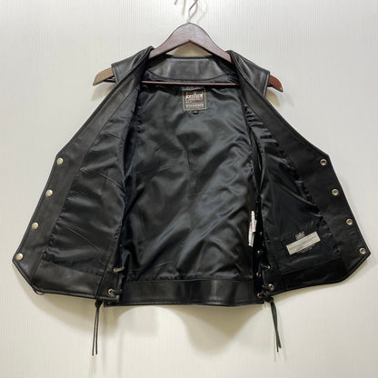 【中古品】【メンズ】 KADOYA カドヤ BUTTON DOWN VEST ボタンダウンベスト 145-260801-as-14-izu サイズ：L カラー：ブラック 万代Net店