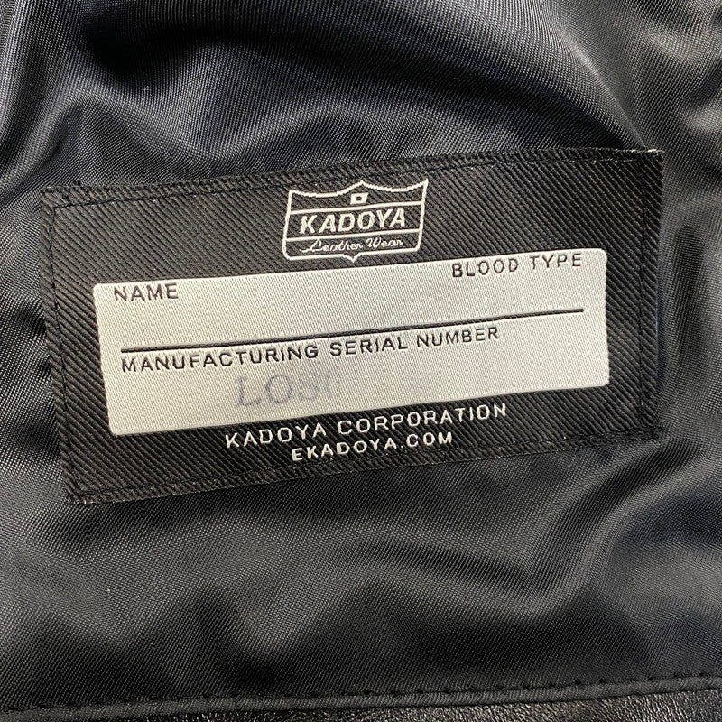 【中古品】【メンズ】 KADOYA カドヤ BUTTON DOWN VEST ボタンダウンベスト 145-260801-as-14-izu サイズ：L カラー：ブラック 万代Net店