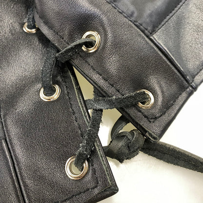 【中古品】【メンズ】 KADOYA カドヤ BUTTON DOWN VEST ボタンダウンベスト 145-260801-as-14-izu サイズ：L カラー：ブラック 万代Net店