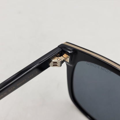 【中古品】【メンズ/レディース】 TOM FORD トムフォード SUNGLASSES TF1248-K サングラス 203-260803-as-16-izu サイズ：55□21-145 カラー：ブラック 万代Net店