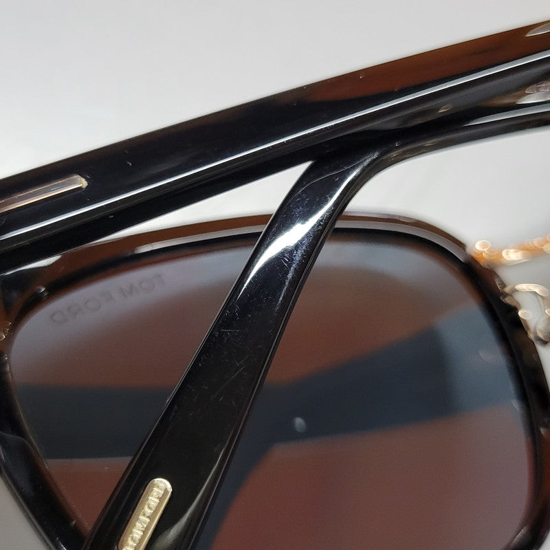 【中古品】【メンズ/レディース】 TOM FORD トムフォード SUNGLASSES TF1248-K サングラス 203-260803-as-16-izu サイズ：55□21-145 カラー：ブラック 万代Net店