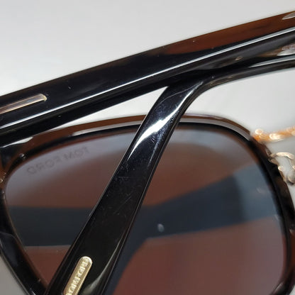 【中古品】【メンズ/レディース】 TOM FORD トムフォード SUNGLASSES TF1248-K サングラス 203-260803-as-16-izu サイズ：55□21-145 カラー：ブラック 万代Net店