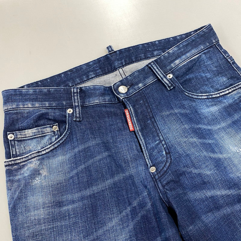 【中古品】【メンズ】 DSQUARED2 ディースクエアード S71LB1592 25SS SKATER JEAN スケーター ジーンズ ボトムス 152-260805-yn-09-izu サイズ：48 カラー：インディゴ 万代Net店