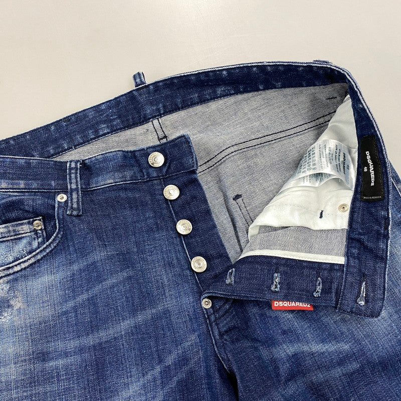【中古品】【メンズ】 DSQUARED2 ディースクエアード S71LB1592 25SS SKATER JEAN スケーター ジーンズ ボトムス 152-260805-yn-09-izu サイズ：48 カラー：インディゴ 万代Net店