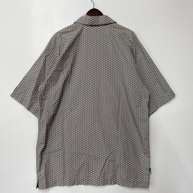 【中古品】【メンズ】 OLD NIKE JORDAN BRAND オールド ナイキ ジョーダン ブランド ALL OVER PATTERN COACH SHIRT JACKET オールオーバーパターン コーチシャツジャケット 146-260806-as-02-izu サイズ：L カラー：グレー系 万代Net店