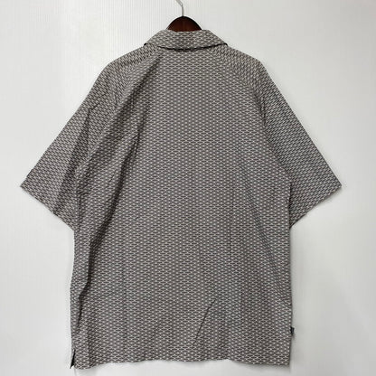 【中古品】【メンズ】 OLD NIKE JORDAN BRAND オールド ナイキ ジョーダン ブランド ALL OVER PATTERN COACH SHIRT JACKET オールオーバーパターン コーチシャツジャケット 146-260806-as-02-izu サイズ：L カラー：グレー系 万代Net店
