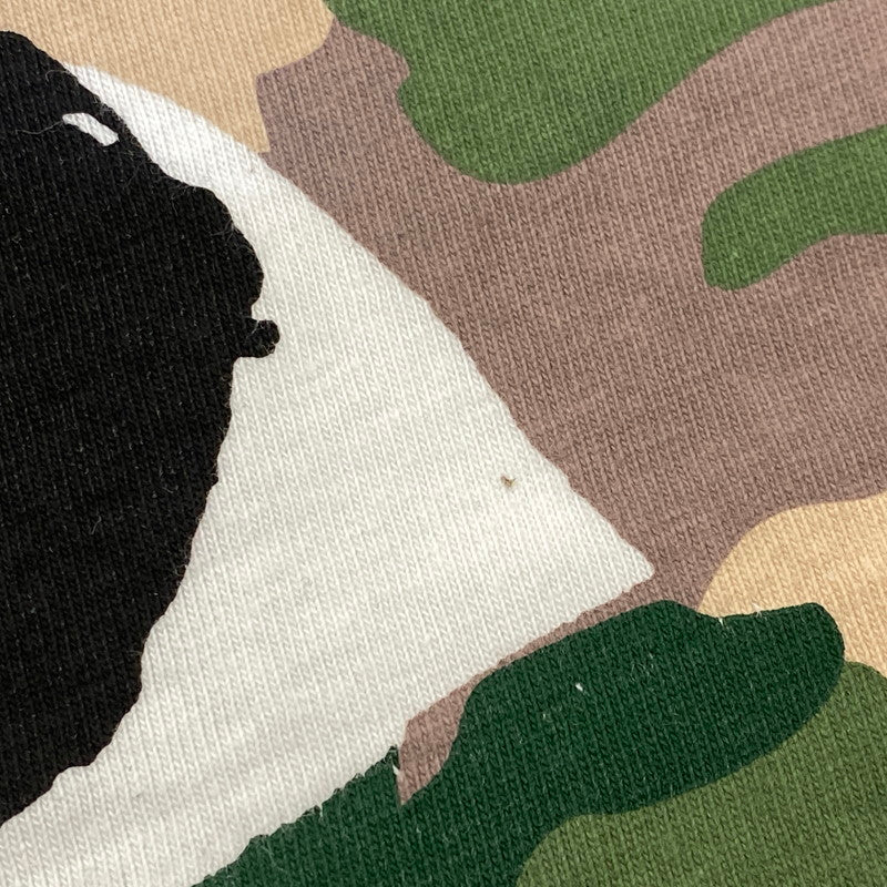 【中古品】【メンズ】 PLAY COMME des GARCONS プレイコムデギャルソン PRINTED CAMOUFLAGE HEART T-SHIRT AX-T244 AD2026 カモフラージュ ハート Tシャツ 半袖 140-260801-as-10-izu サイズ：XL カラー：ホワイト 万代Net店