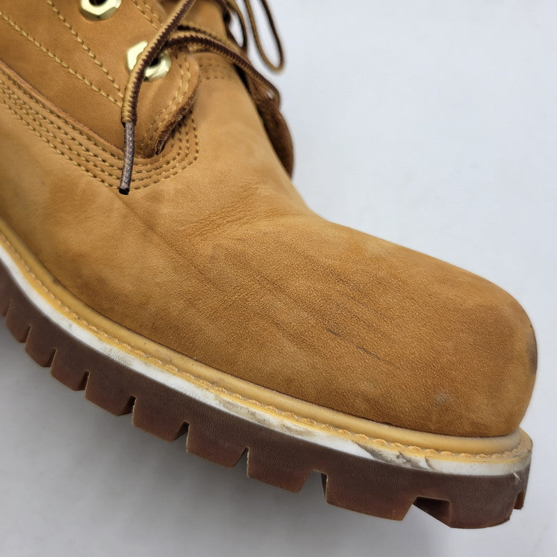 【中古品】【メンズ】 Timberland ティンバーランド ALBURN 6 INCH LACE UP WATERPROOF BOOTS TB137578231 アルバーン 6インチ レースアップ ウォータープルーフ ブーツ 靴 164-260803-as-19-izu サイズ：26.5cm カラー：WHEAT 万代Net店