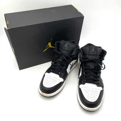 【中古品】【メンズ】 NIKE ナイキ AIR JORDAN 1 MID DQ8426-001 エア ジョーダン 1 ミッド スニーカー 靴 160-260803-as-26-izu サイズ：26.5cm カラー：BLACK/IRON GREY-WHITE 万代Net店
