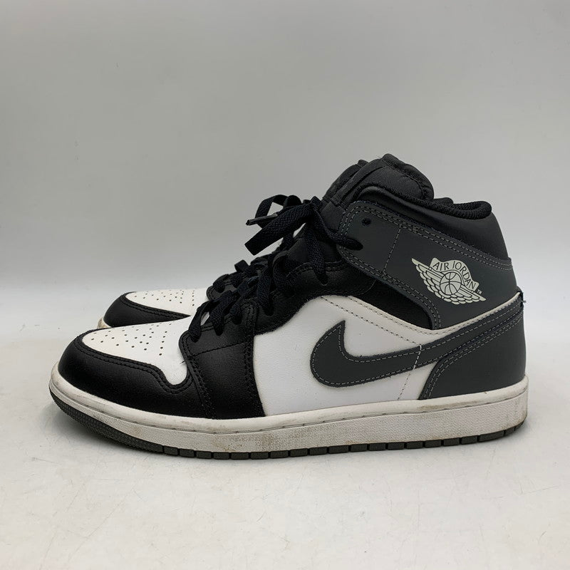 【中古品】【メンズ】 NIKE ナイキ AIR JORDAN 1 MID DQ8426-001 エア ジョーダン 1 ミッド スニーカー 靴 160-260803-as-26-izu サイズ：26.5cm カラー：BLACK/IRON GREY-WHITE 万代Net店