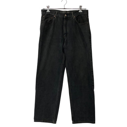 【中古品】【メンズ】 LEVI'S リーバイス 刻印4032 550 後染め RELAXED FIT BLACK DENIM PANTS リラックス フィット ブラック デニム パンツ ボトムス 157-260806-yn-06-izu サイズ：不明 カラー：ブラック 万代Net店