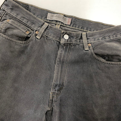 【中古品】【メンズ】 LEVI'S リーバイス 刻印4032 550 後染め RELAXED FIT BLACK DENIM PANTS リラックス フィット ブラック デニム パンツ ボトムス 157-260806-yn-06-izu サイズ：不明 カラー：ブラック 万代Net店