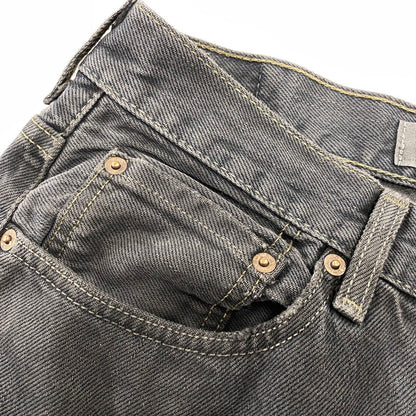 【中古品】【メンズ】 LEVI'S リーバイス 刻印4032 550 後染め RELAXED FIT BLACK DENIM PANTS リラックス フィット ブラック デニム パンツ ボトムス 157-260806-yn-06-izu サイズ：不明 カラー：ブラック 万代Net店