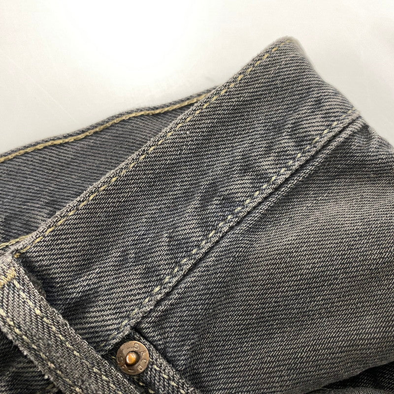 【中古品】【メンズ】 LEVI'S リーバイス 刻印4032 550 後染め RELAXED FIT BLACK DENIM PANTS リラックス フィット ブラック デニム パンツ ボトムス 157-260806-yn-06-izu サイズ：不明 カラー：ブラック 万代Net店