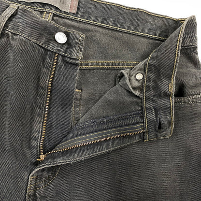 【中古品】【メンズ】 LEVI'S リーバイス 刻印4032 550 後染め RELAXED FIT BLACK DENIM PANTS リラックス フィット ブラック デニム パンツ ボトムス 157-260806-yn-06-izu サイズ：不明 カラー：ブラック 万代Net店