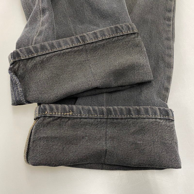 【中古品】【メンズ】 LEVI'S リーバイス 刻印4032 550 後染め RELAXED FIT BLACK DENIM PANTS リラックス フィット ブラック デニム パンツ ボトムス 157-260806-yn-06-izu サイズ：不明 カラー：ブラック 万代Net店