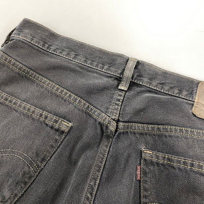 【中古品】【メンズ】 LEVI'S リーバイス 刻印4032 550 後染め RELAXED FIT BLACK DENIM PANTS リラックス フィット ブラック デニム パンツ ボトムス 157-260806-yn-06-izu サイズ：不明 カラー：ブラック 万代Net店