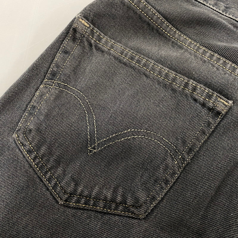 【中古品】【メンズ】 LEVI'S リーバイス 刻印4032 550 後染め RELAXED FIT BLACK DENIM PANTS リラックス フィット ブラック デニム パンツ ボトムス 157-260806-yn-06-izu サイズ：不明 カラー：ブラック 万代Net店