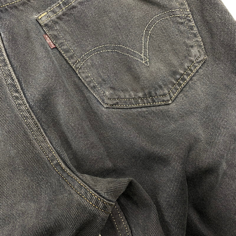 【中古品】【メンズ】 LEVI'S リーバイス 刻印4032 550 後染め RELAXED FIT BLACK DENIM PANTS リラックス フィット ブラック デニム パンツ ボトムス 157-260806-yn-06-izu サイズ：不明 カラー：ブラック 万代Net店