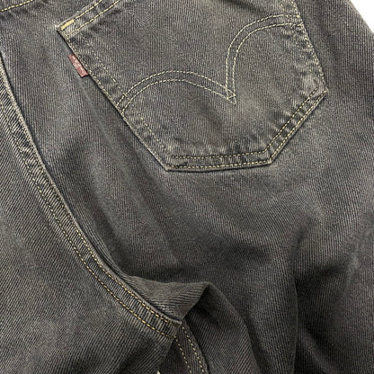【中古品】【メンズ】 LEVI'S リーバイス 刻印4032 550 後染め RELAXED FIT BLACK DENIM PANTS リラックス フィット ブラック デニム パンツ ボトムス 157-260806-yn-06-izu サイズ：不明 カラー：ブラック 万代Net店