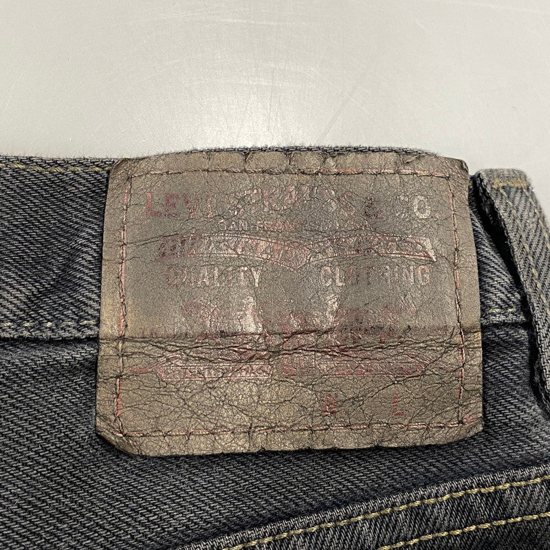 【中古品】【メンズ】 LEVI'S リーバイス 刻印4032 550 後染め RELAXED FIT BLACK DENIM PANTS リラックス フィット ブラック デニム パンツ ボトムス 157-260806-yn-06-izu サイズ：不明 カラー：ブラック 万代Net店