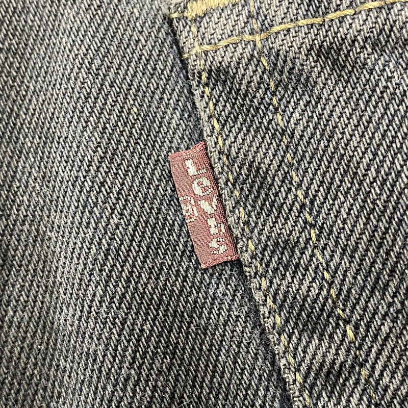 【中古品】【メンズ】 LEVI'S リーバイス 刻印4032 550 後染め RELAXED FIT BLACK DENIM PANTS リラックス フィット ブラック デニム パンツ ボトムス 157-260806-yn-06-izu サイズ：不明 カラー：ブラック 万代Net店