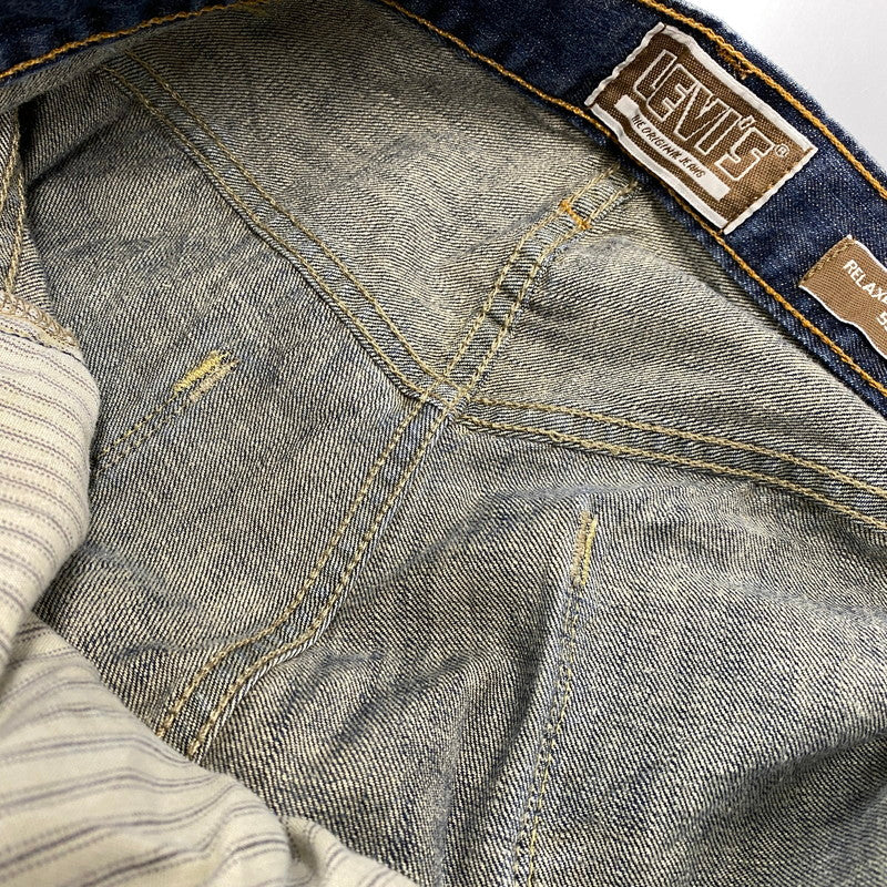 【中古品】【メンズ】 LEVI'S リーバイス 055570014 刻印3411 2009年製 00S 557 RELAXED BOOTCUT DENIM PANTS リラックス ブーツカット デニム パンツ ボトムス 157-260806-yn-07-izu サイズ：38×32 カラー：インディゴ 万代Net店