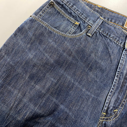 【中古品】【メンズ】 LEVI'S リーバイス 055570014 刻印3411 2009年製 00S 557 RELAXED BOOTCUT DENIM PANTS リラックス ブーツカット デニム パンツ ボトムス 157-260806-yn-07-izu サイズ：38×32 カラー：インディゴ 万代Net店