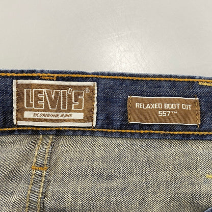 【中古品】【メンズ】 LEVI'S リーバイス 055570014 刻印3411 2009年製 00S 557 RELAXED BOOTCUT DENIM PANTS リラックス ブーツカット デニム パンツ ボトムス 157-260806-yn-07-izu サイズ：38×32 カラー：インディゴ 万代Net店