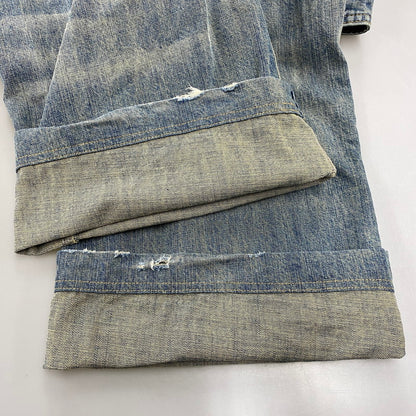 【中古品】【メンズ】 JADED LONDON ジェイデッドロンドン LOW RISE COLOSSUS FIT DENIM PANTS ローライズ コロッサス フィット デニム パンツ 152-260806-yn-08-izu サイズ：W28 カラー：インディゴ 万代Net店