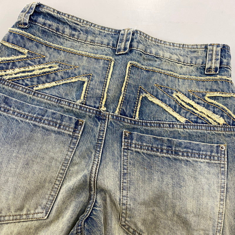 【中古品】【メンズ】 JADED LONDON ジェイデッドロンドン LOW RISE COLOSSUS FIT DENIM PANTS ローライズ コロッサス フィット デニム パンツ 152-260806-yn-08-izu サイズ：W28 カラー：インディゴ 万代Net店