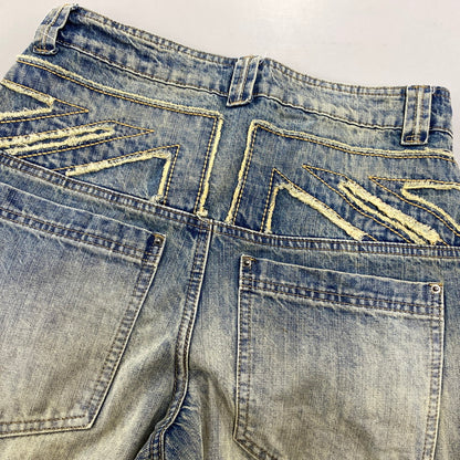 【中古品】【メンズ】 JADED LONDON ジェイデッドロンドン LOW RISE COLOSSUS FIT DENIM PANTS ローライズ コロッサス フィット デニム パンツ 152-260806-yn-08-izu サイズ：W28 カラー：インディゴ 万代Net店