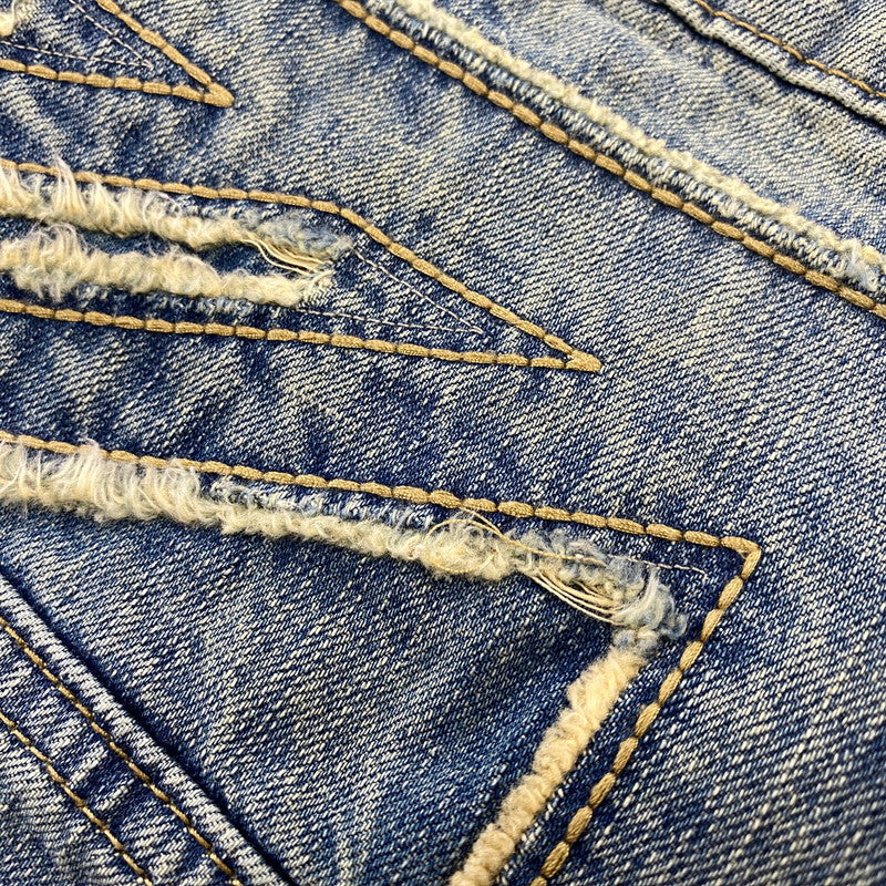 【中古品】【メンズ】 JADED LONDON ジェイデッドロンドン LOW RISE COLOSSUS FIT DENIM PANTS ローライズ コロッサス フィット デニム パンツ 152-260806-yn-08-izu サイズ：W28 カラー：インディゴ 万代Net店