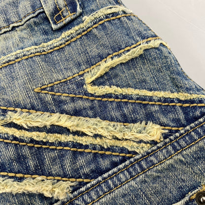 【中古品】【メンズ】 JADED LONDON ジェイデッドロンドン LOW RISE COLOSSUS FIT DENIM PANTS ローライズ コロッサス フィット デニム パンツ 152-260806-yn-08-izu サイズ：W28 カラー：インディゴ 万代Net店