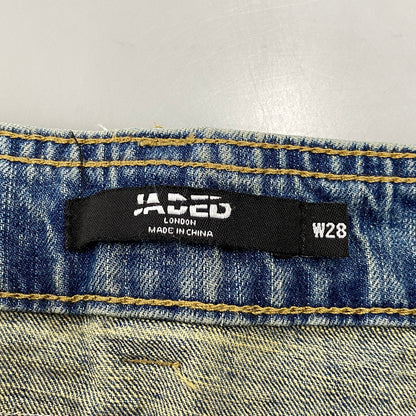【中古品】【メンズ】 JADED LONDON ジェイデッドロンドン LOW RISE COLOSSUS FIT DENIM PANTS ローライズ コロッサス フィット デニム パンツ 152-260806-yn-08-izu サイズ：W28 カラー：インディゴ 万代Net店