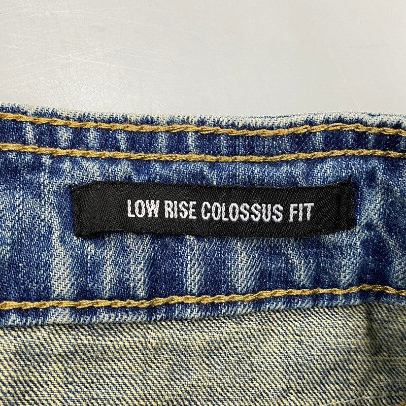 【中古品】【メンズ】 JADED LONDON ジェイデッドロンドン LOW RISE COLOSSUS FIT DENIM PANTS ローライズ コロッサス フィット デニム パンツ 152-260806-yn-08-izu サイズ：W28 カラー：インディゴ 万代Net店
