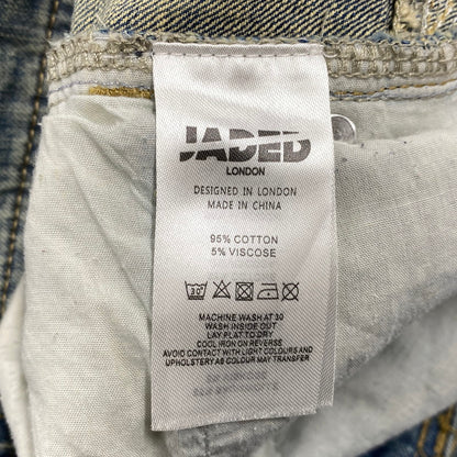【中古品】【メンズ】 JADED LONDON ジェイデッドロンドン LOW RISE COLOSSUS FIT DENIM PANTS ローライズ コロッサス フィット デニム パンツ 152-260806-yn-08-izu サイズ：W28 カラー：インディゴ 万代Net店