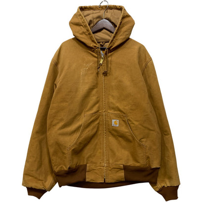 【中古品】【メンズ】 Carhartt カーハート THERMAL-LINED RUGGED COTTON DUCK ACTIVE JACKET J131-BRN サーマルラインド ラギッド コットン ダック アクティブジャケット 146-260801-as-09-izu サイズ：M カラー：ブラウン 万代Net店