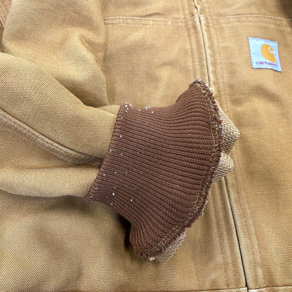 【中古品】【メンズ】 Carhartt カーハート THERMAL-LINED RUGGED COTTON DUCK ACTIVE JACKET J131-BRN サーマルラインド ラギッド コットン ダック アクティブジャケット 146-260801-as-09-izu サイズ：M カラー：ブラウン 万代Net店